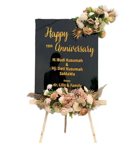 Papan Bunga Akrilik Sadapaingan